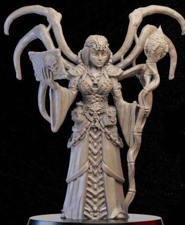 Arachnid Mage-Onmioji-Cleric,Female,Warlock,Wizard