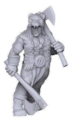 Barbarian with Dual Axes-Onmioji-Barbarian,Fighter,Human