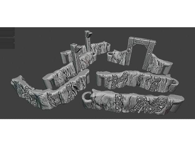 Ecaroth's Dungeon Sticks - Ore Mine Set-EC3D-Dungeon Sticks,Gaming Accessories