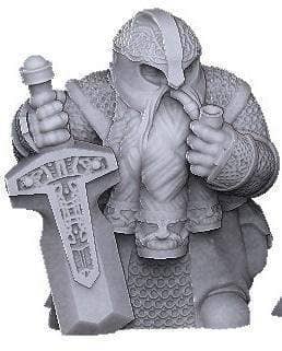 Greatsword Dwarf-Onmioji-Cleric,Dwarf,Fighter,Paladin