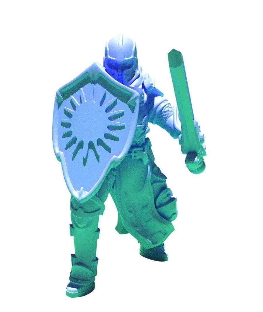 Paladin Sword and Shield-Onmioji-Cleric,Fighter,Human,Paladin