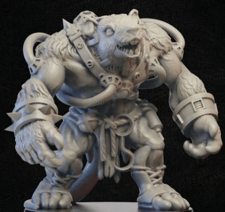Rat Ogre-Onmioji-Barbarian,Beastfolk,Bruiser,Fighter,Lycanthrope,Monstrosity,Ogre,Ratmen