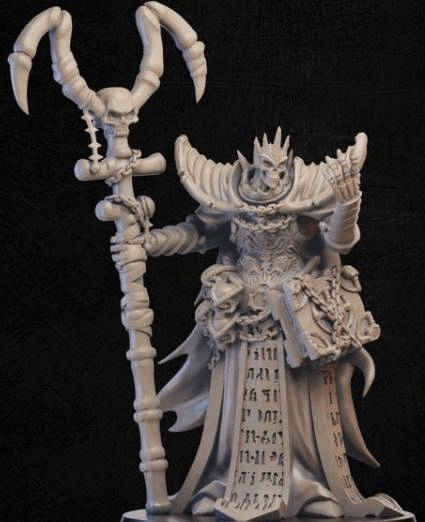 Skeleton Lord-Onmioji-Noble,Skeleton,Sorcerer,Undead,Warlock,Wizard