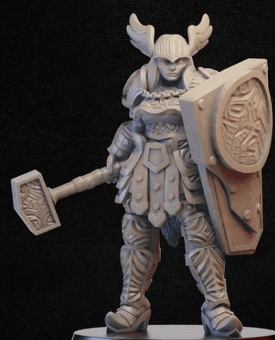 Valkyrie Knight-Onmioji-Cleric,Female,Fighter,Human,Paladin,Valkyrie